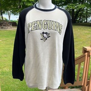 NHL baseball-cut Penguins waffle jersey XL